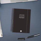 AGENDA ANUAL 2026 OPAQUE E10 DP NEGRO | FINOCAM